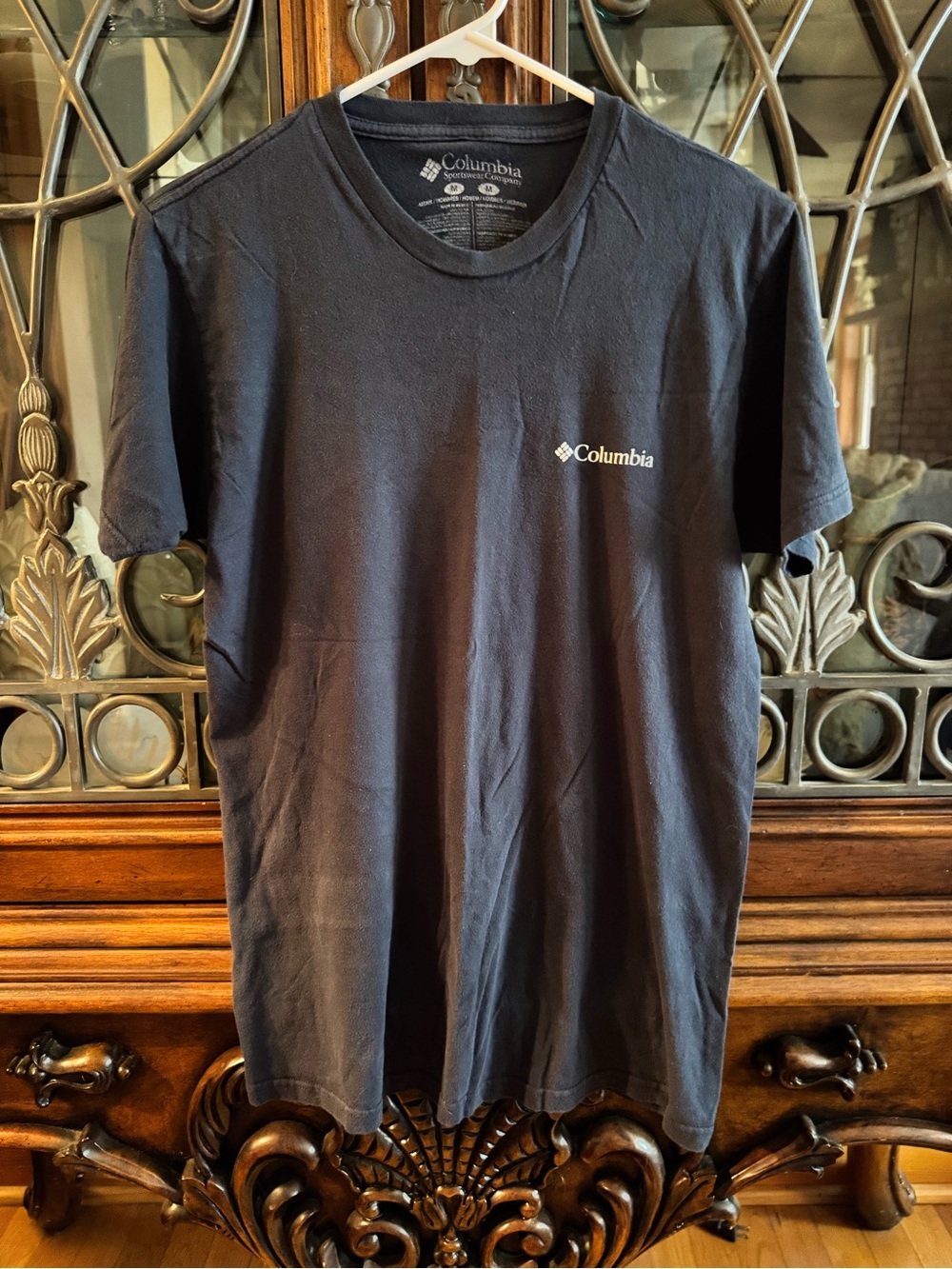 Columbia Navy Blue Short-Sleeve Logo Tee